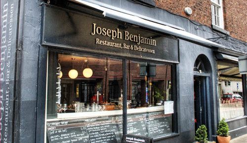 Joseph Benjamin outside - Chester