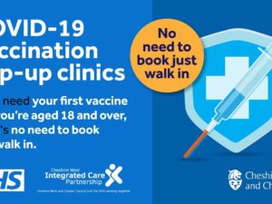 Pop up and walk-in COVID-19 vaccination clinics offer vaccines for all over the age of 18