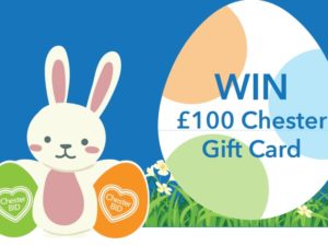 Hunt the Easter eggs for your chance to WIN a £100 Chester Gift Card
