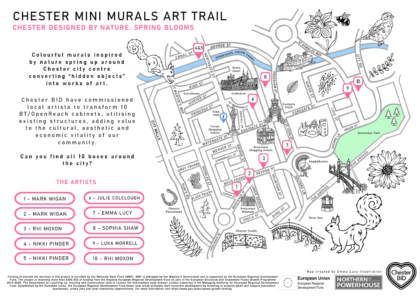 Chester Mini-Murals set to pop up around the City!