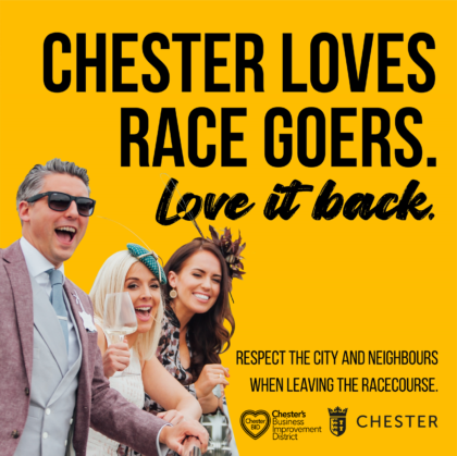 Chester Racecourse and Chester BID launch campaign to discourage unwanted behaviour on race days