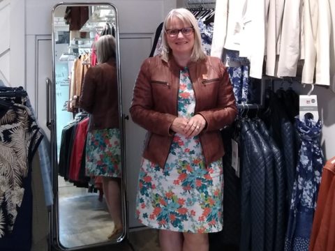 Dianne, the new manager at Lakeland Leather Chester