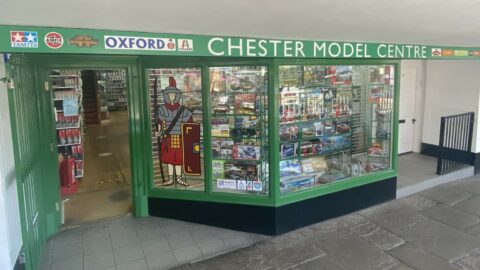 Chester Model Centre Front of Shop on Bridge St Row