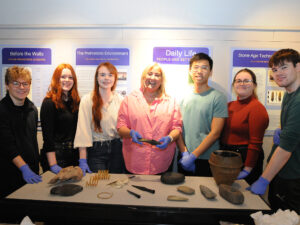 Chester’s Prehistory is brought ‘alive’ in an exhibition at Grosvenor Museum by archaeology students from the University of Chester from 6 March – 30 April
