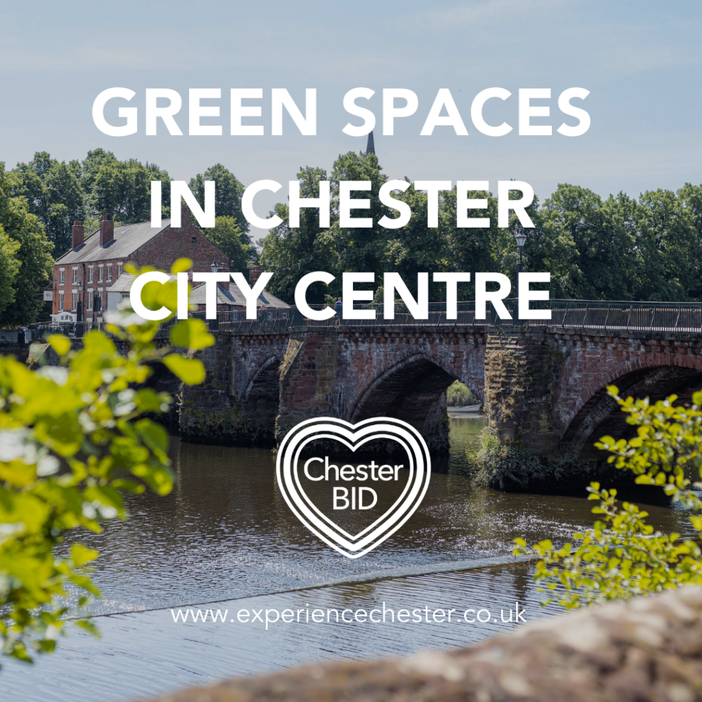 Green spaces in chester city centre