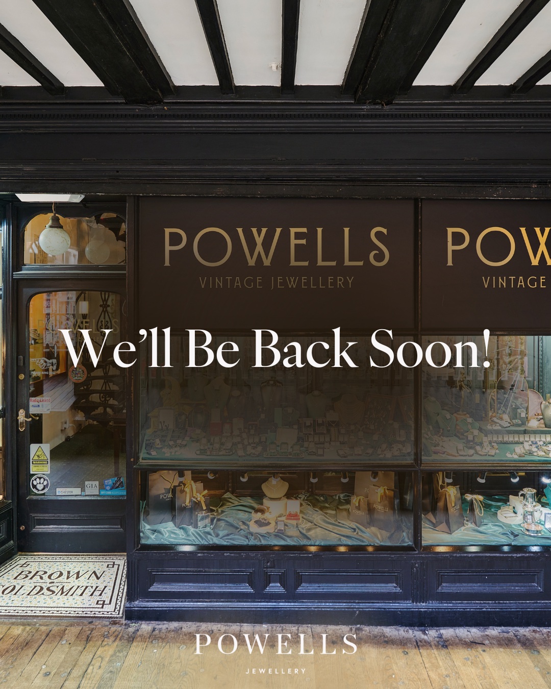 Powells Jewellery Chester Refit Closure