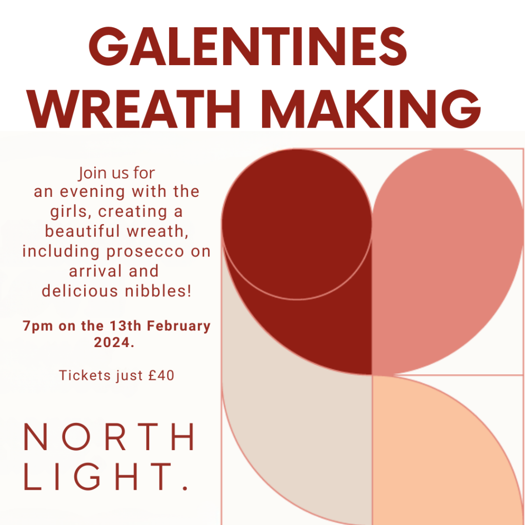 Wreath Making Valentines at North Light Chester