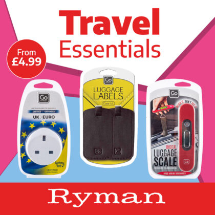 Pack Up & Go with Ryman’s Travel Essentials
