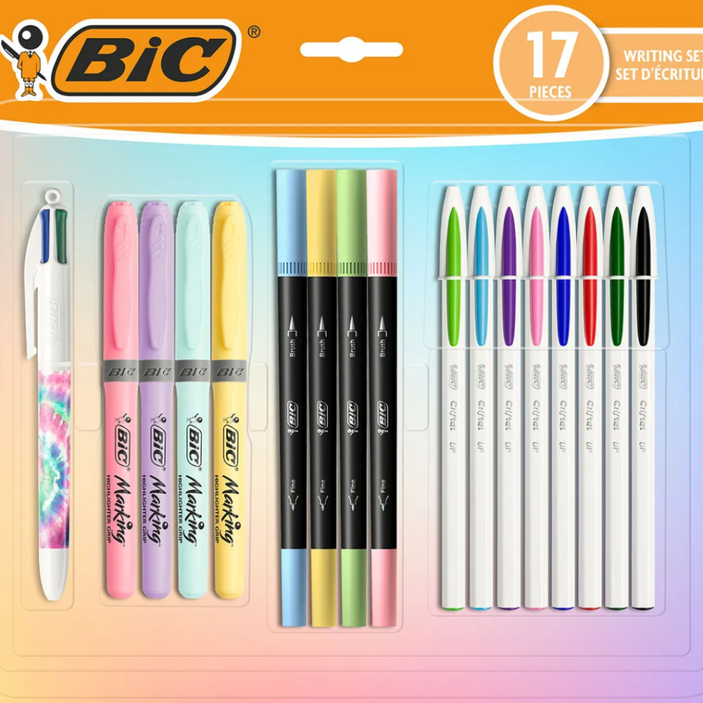 BiC Mixed Pastel Writing Pack Kids Summer in Chester